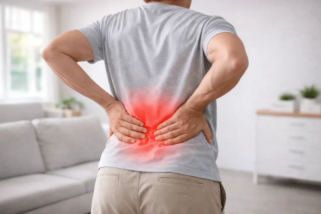 Stabilität beginnt im Becken – wir stärken gezielt die Tiefenmuskulatur, die Ihren Rücken entlasten kann.